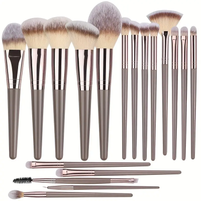 18 pcs lot de pinceau a maquillage alpha