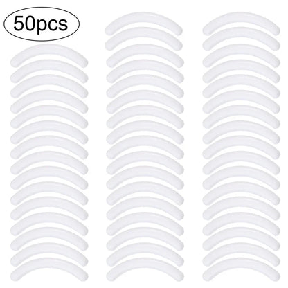 50 unites recharge recourbe cil beta blancs