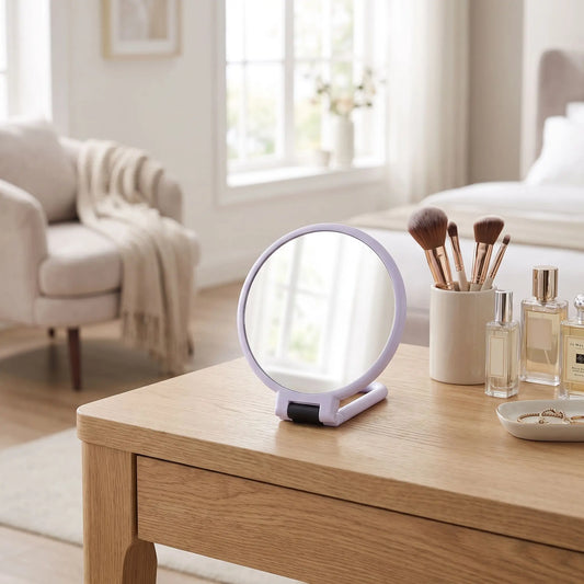 Miroir de poche grossissant Alpha professionnel 4 outil de beauté