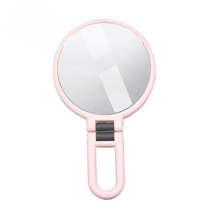 Miroir de poche grossissant Alpha professionnel 4 rose