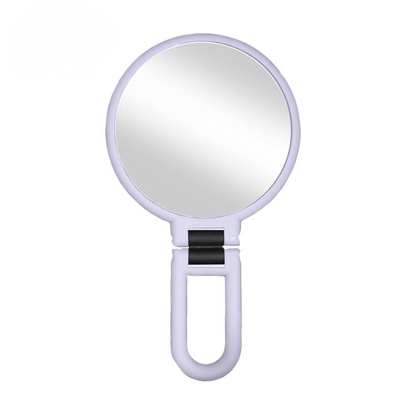 Miroir de poche grossissant Alpha professionnel 4 violet