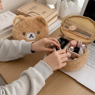 accessoires maquillage rangés dans Trousse maquillage delta professionnel