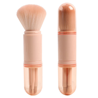 kit pinceau maquillage alpha professionnel rose abricot