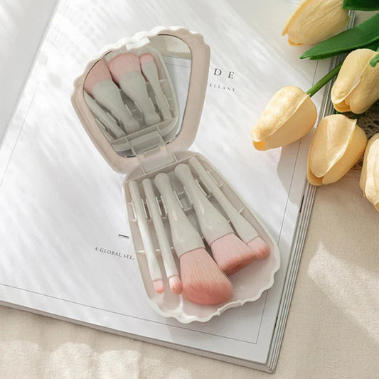 Kit Pinceaux Maquillage - MiniMakeupBrushSet™ - Blanc - Planète Beauté