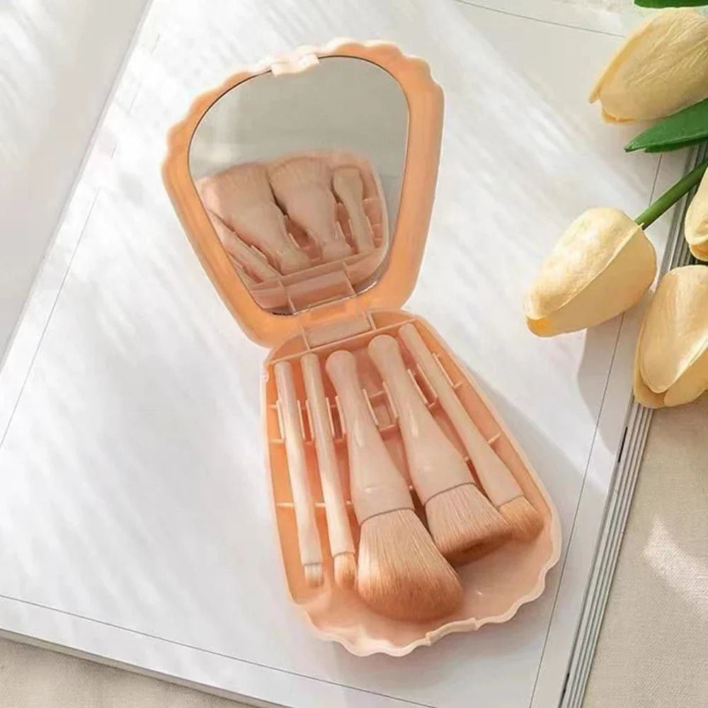 Kit Pinceaux Maquillage - MiniMakeupBrushSet™ - Rose - Planète Beauté
