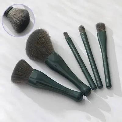 Kit Pinceaux Maquillage - MiniMakeupBrushSet™ - Vert - Planète Beauté