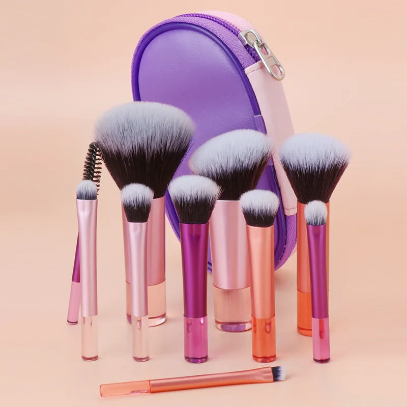 mini pinceau maquillage alpha violet
