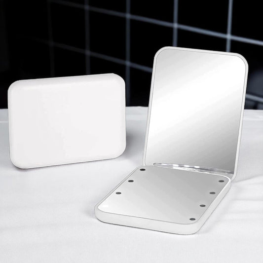 Miroir de Poche - GlowMiniMirror™ - Blanc - Planète Beauté