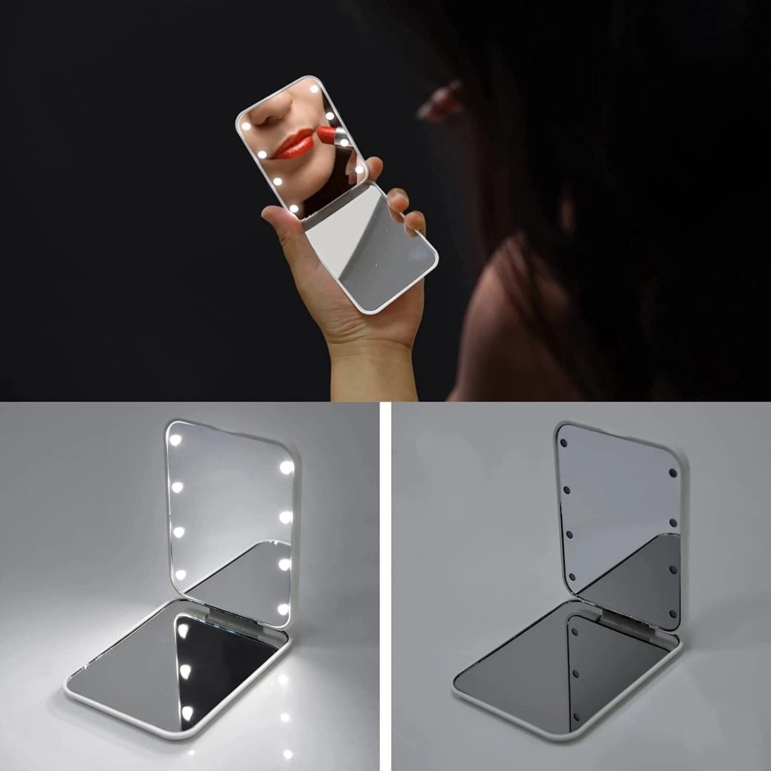 Miroir de Poche - GlowMiniMirror™ - Blanc - Planète Beauté