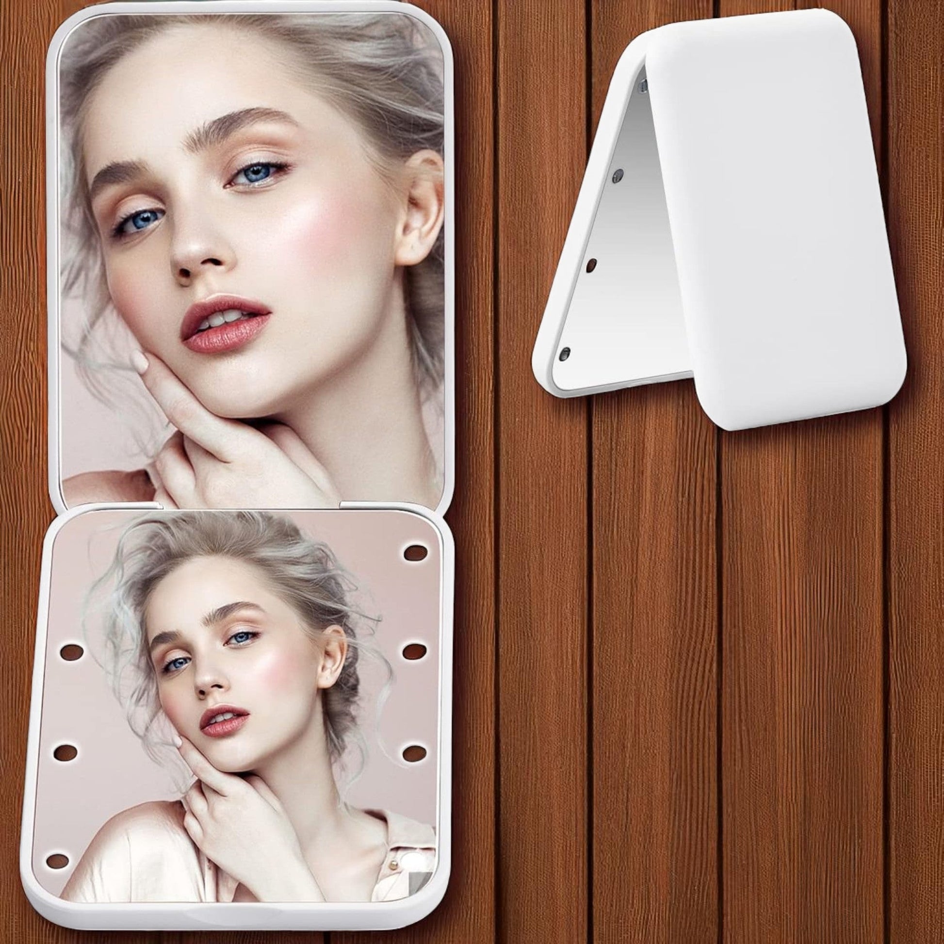 Miroir de Poche - GlowMiniMirror™ - Blanc - Planète Beauté