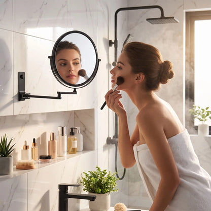 miroir grossissant Alpha professionnel 360 dans douche moderne