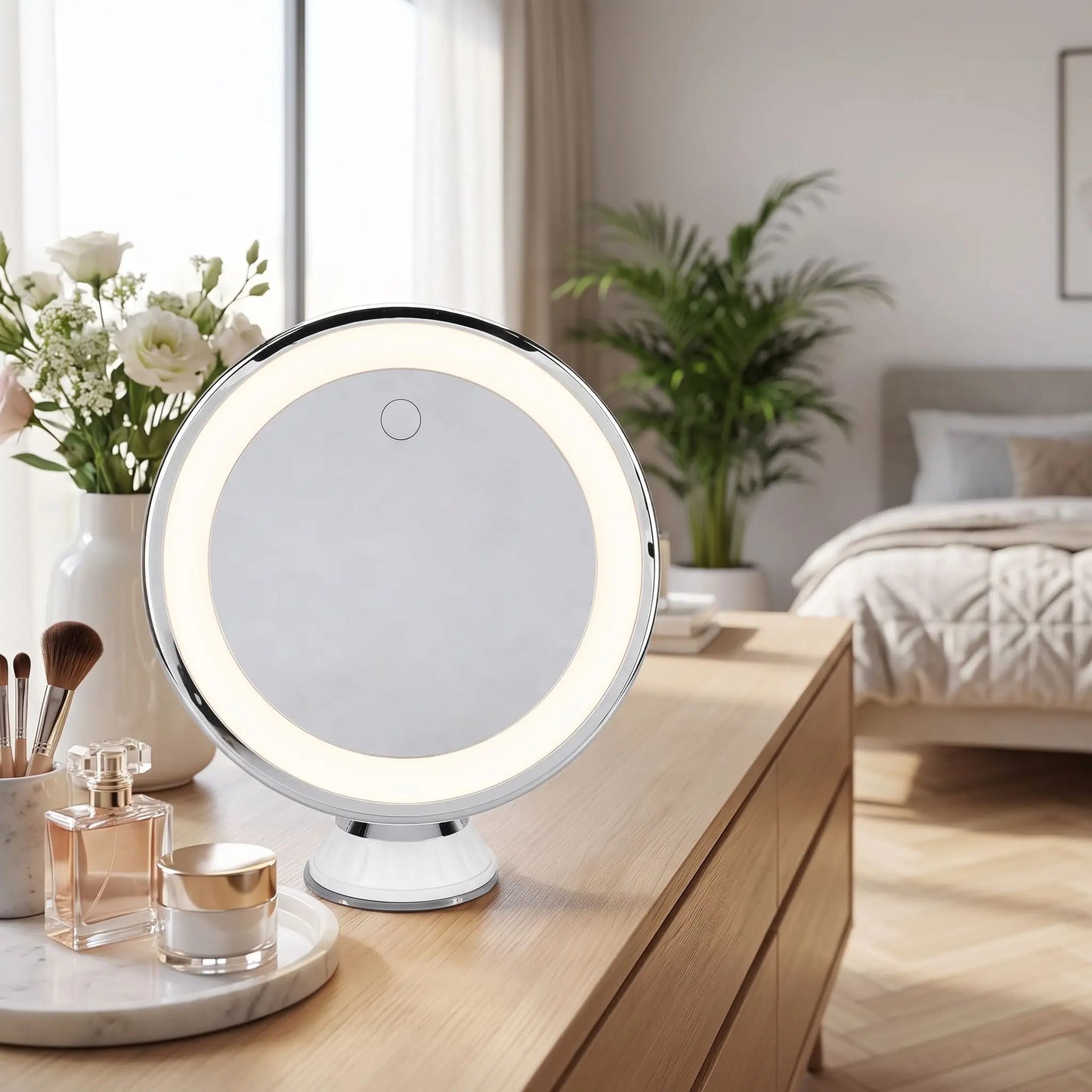 miroir grossissant et lumineux Alpha professionnel outil indispensable maquillage