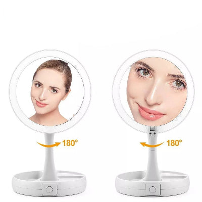 miroir grossissant et lumineux gamma professionnel rotatif