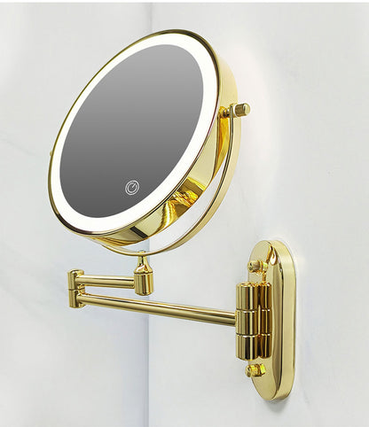 Miroir maquillage Epsilon Intelligent professionnel or