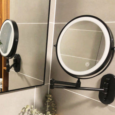 Miroir maquillage Epsilon professionnel noir