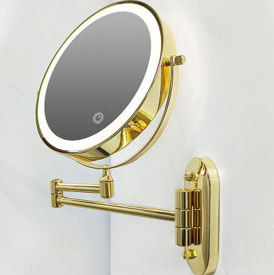 Miroir maquillage Epsilon  professionnel or
