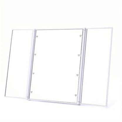 miroir maquillage lumineux beta professionnel 3 faces blanc