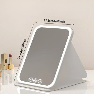miroir maquillage lumineux delta professionnel pliable grand