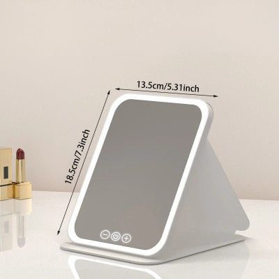 miroir maquillage lumineux delta professionnel pliable petit
