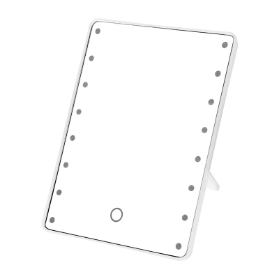 miroir maquillage lumineux gamma portable 16LED blanc