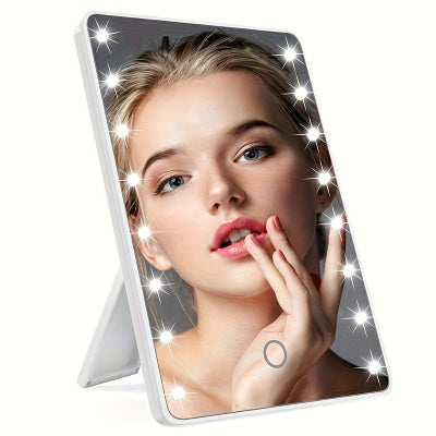 miroir maquillage lumineux gamma portable 16LED outil indispensable maquillage