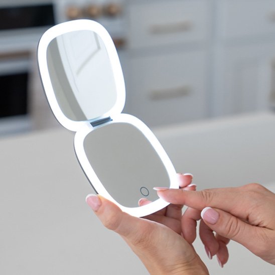 Miroir maquillage zeta Lumineux professionnel blanc