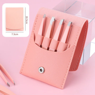 pince à épiler professionnelle alpha précision rose