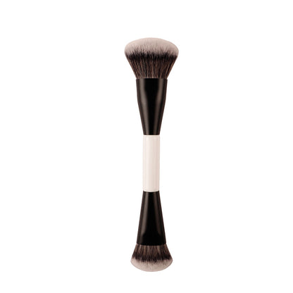 pinceau a blush Double Embout blanc noir