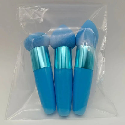 Pinceau Maquillage - PowderCosmeticBrushes™ - Bleu - Planète Beauté