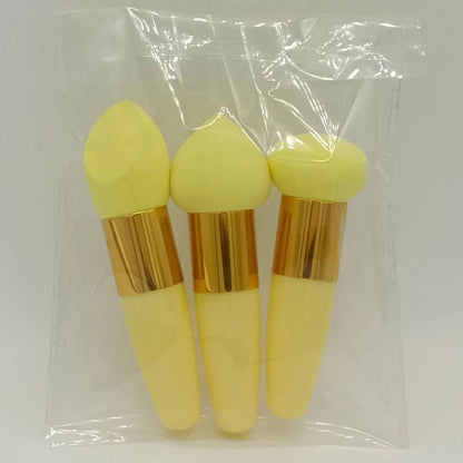 Pinceau Maquillage - PowderCosmeticBrushes™ - Jaune - Planète Beauté