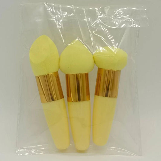 Pinceau Maquillage - PowderCosmeticBrushes™ - Jaune - Planète Beauté