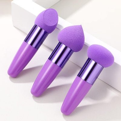 Pinceau Maquillage - PowderCosmeticBrushes™ - Mauve - Planète Beauté