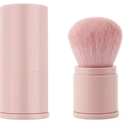 pinceau maquillage retractable beta rose