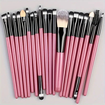 pinceaux maquillage delta professionnel rose