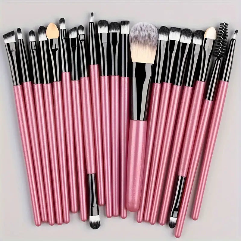 pinceaux maquillage delta professionnel rose