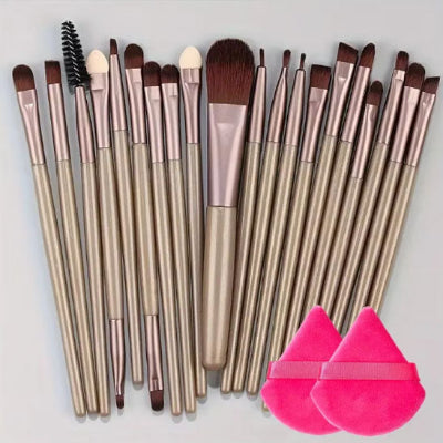 pinceaux maquillage gamma professionnel brun