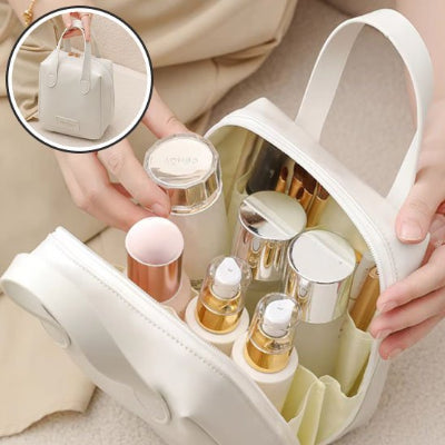 prendre objet de trousse maquillage Rho Professionnel