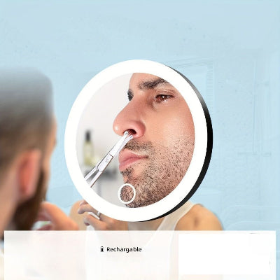 raser poils narrine avec  miroir lumineux grossissant Alpha professionnel