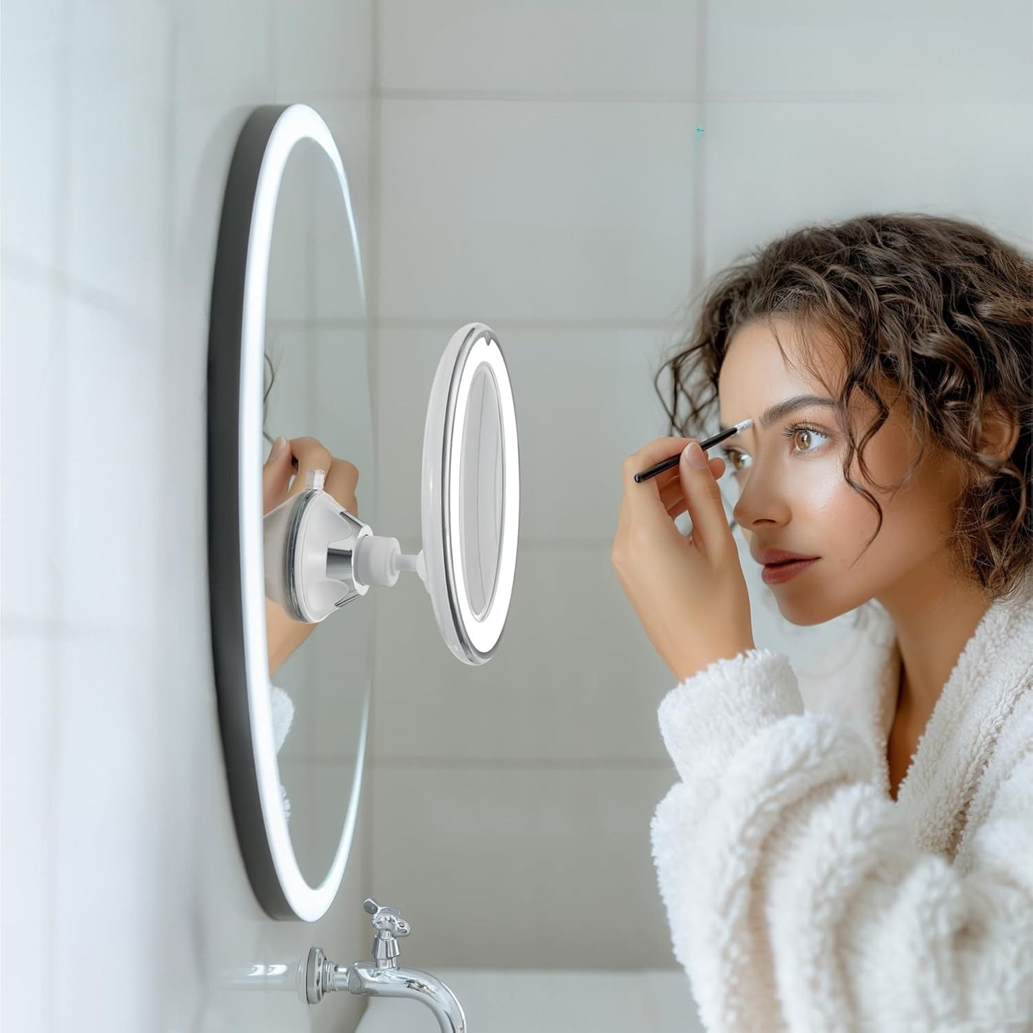 tracer eyeliner précis avec miroir grossissant et lumineux Alpha professionnel 