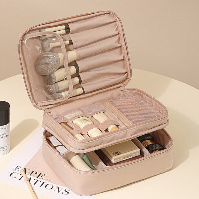trousse à maquillage alpha professionnel  rose