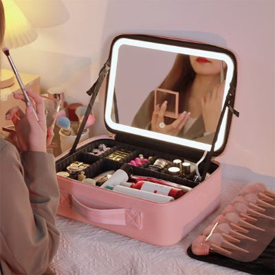 Trousse maquillage êta professionnel avec miroir
