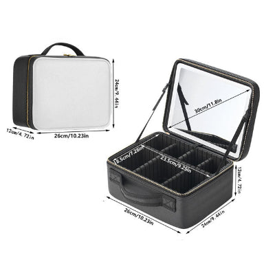 Trousse maquillage  êta professionnel noir et blanc