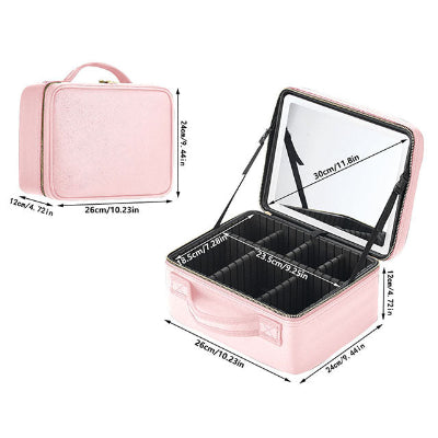 Trousse maquillage  êta professionnel rose