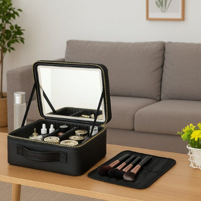 Trousse maquillage  êta professionnel sur table