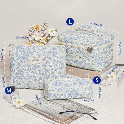 Trousse maquillage iota professionnel bleu