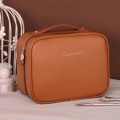 Trousse maquillage zêta professionnel brun