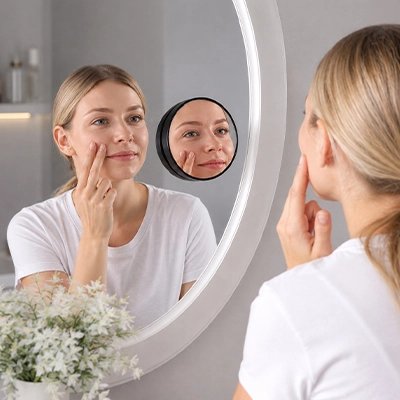 visage embelli avec Miroir grossissant EPsilon professionnel HD